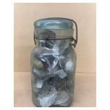 Widemouth telephone jar