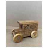Wooden car bank