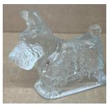 Glass Scotty dog