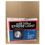 Realistic, wide angle, strobe light