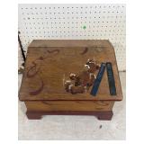 Hand-painted bread box