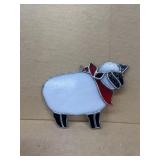Stained glass lamb