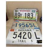 Indiana license plates