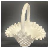 Milk, glass HObnail basket