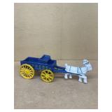 Cast-iron goat express wagon