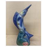 EZRA Brooks swordfish decanter