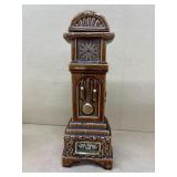 EZRA Brooks Clock decanter