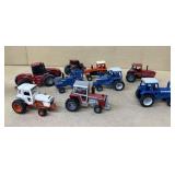 Miniature diecast tractors