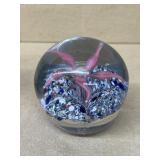 Pink flower paperweight