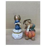 Angel ring holder and pumpkin decoration