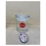 Coca-Cola candy dish and TIN