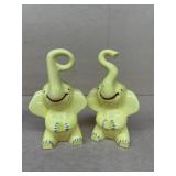 Elephant, salt and pepper shakers