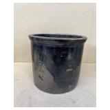 Brown stoneware ware crock