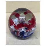 Red white blue paperweight