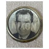 Richard Nixon flicker political button