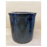 Brown stoneware crocK