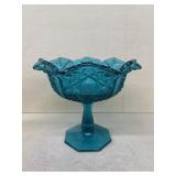 Ruffle glass compote