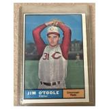 1962 Jim O'Toole Cincinnati Reds topps baseball