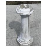Bird bath heater and base
