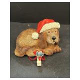Christmas dog stocking holder