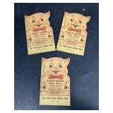 Eaton, Ohio piggy bank advertising coin holders