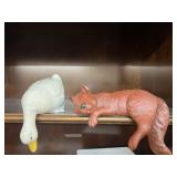 Duck and squirrel walk self figuring