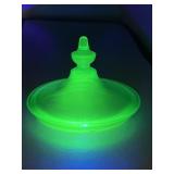 Uranium glass lid