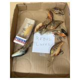 Rebel fishing lures