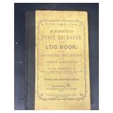 1860 SCRIBNERS log book for ship builders and