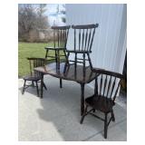 Dining room table and chairs