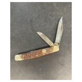 Indian head, Germany, three bladed pocket knife