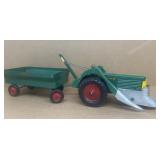 Oliver 77 tractor & Picker with wagon
