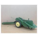 John Deere tractor with corn picker