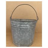Galvanized bucket