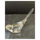 Fenton 50th anniversary hand painted bird