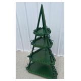 Wooden Christmas tree shelf