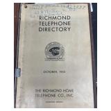 1950 Richmond, Indiana telephone directory