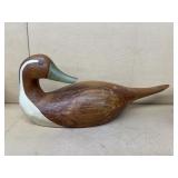 Wooden duck decoy