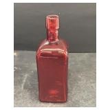Blood red bottle