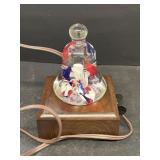 Joe rice bell paperweight with light