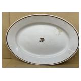 Ironstone tea leaf platter