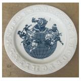 England, ABC plate