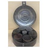Antique spice can container