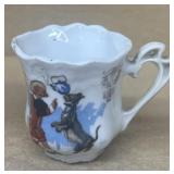Buster Brown advertising child's cup