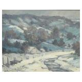 W.A. Eyden, Whitewater Valley Winter, 30' x 40'