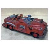 Tin toy firetruck truck, Japan