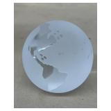 Earth paperweight