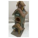 School house birdhouse