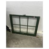 Six pane window