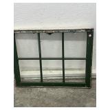 Six pane window